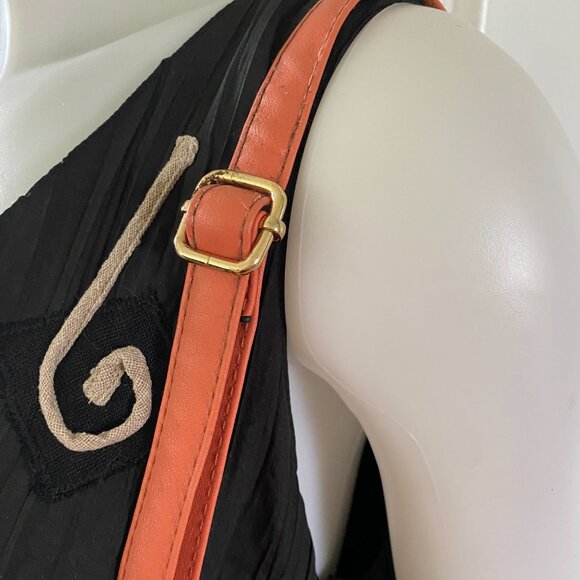 Women's Stylish Salmon Color Shoulder Strap / Hand Held Purse - Picture 10 of 12